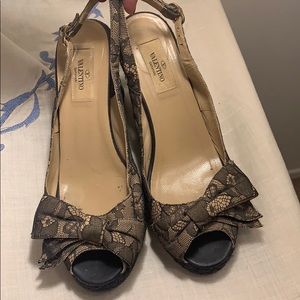 Valentino wedges. 100% authentic